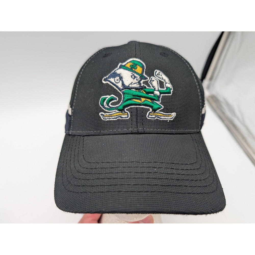 Notre Dame Fighting Irish Hat Captivating Headwear Black Leprechaun Adjustable